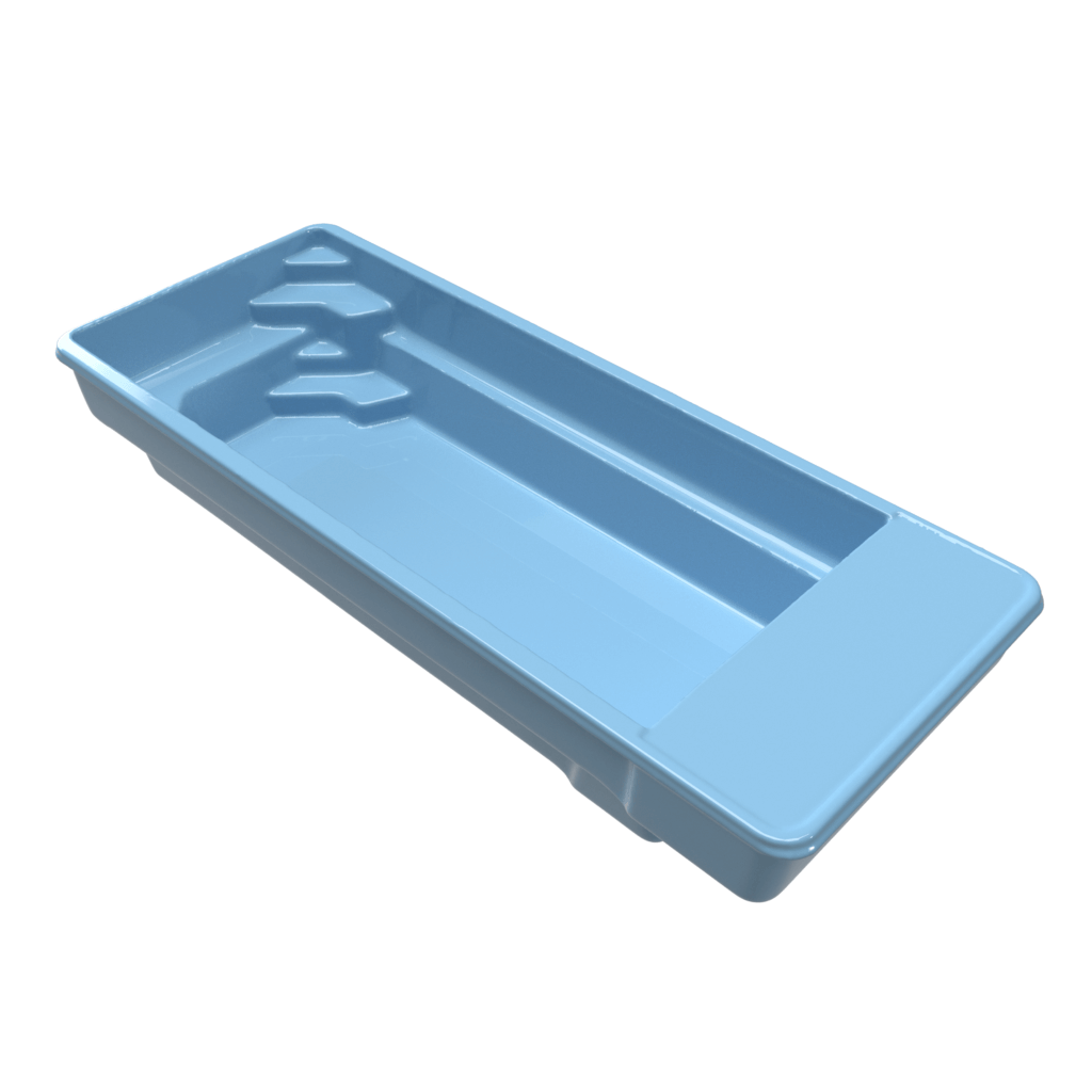 Zij aanzicht polyester zwembad Okinawa